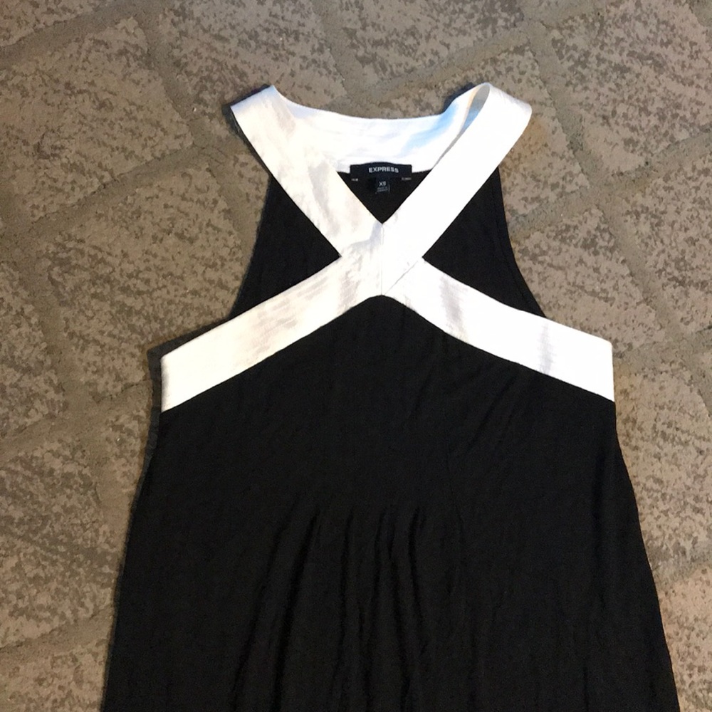 X front strappy black dress from Express